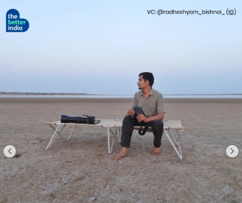 Memorial site of the tragic accident where Radheshyam and his team lost their lives while on an anti-poaching mission to protect deer from poachers